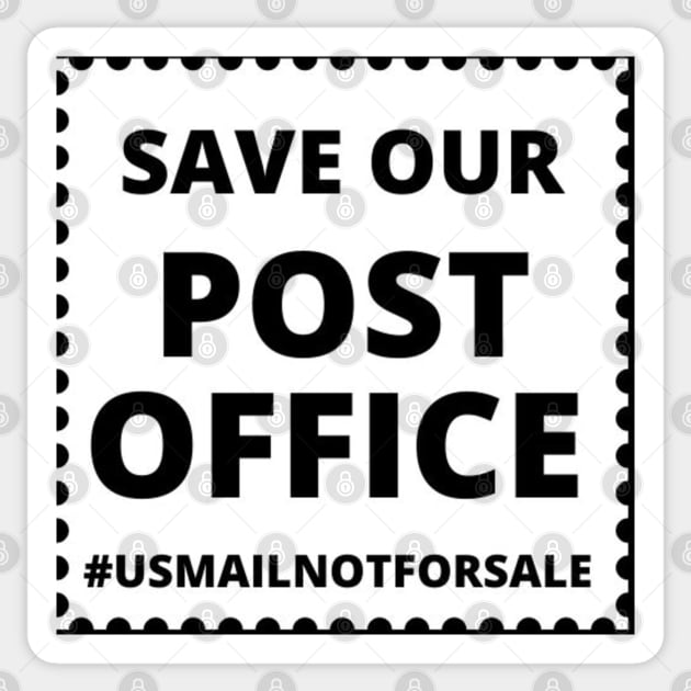 Save our post office! Sticker by Sparkleweather